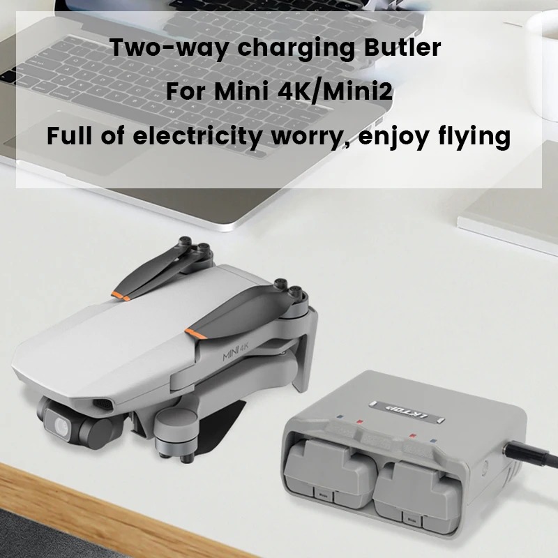 Drone Charging Hub - شاحن ثنائي الاتجاه لبطارية طائرة DJI