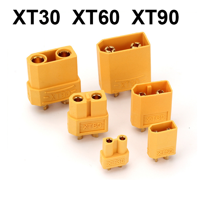 1/2/5/10 قطعة XT60 XT-60 ذكر أ - مراجعة Drone Battery Adapter وسعره
