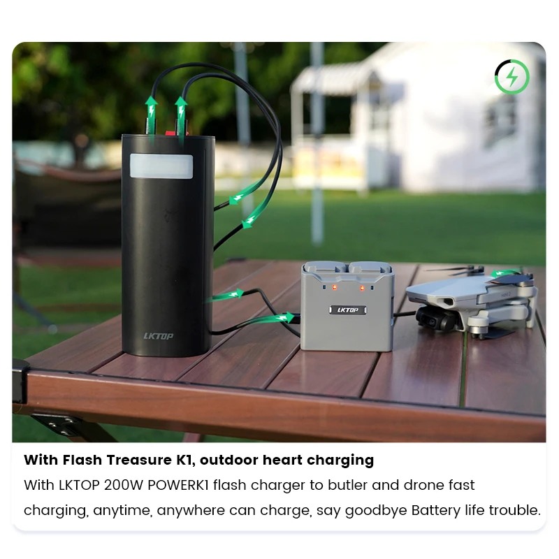 شاحن ثنائي الاتجاه لبطارية طائ - مراجعة Drone Charging Hub وسعره
