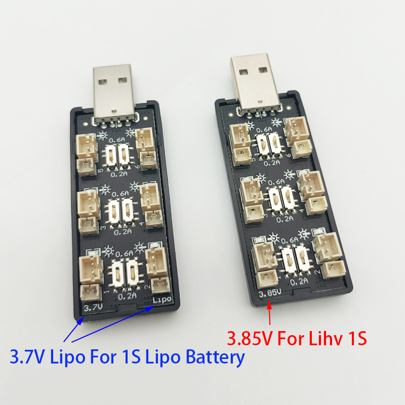 6CH USB 1S يبو/LiHv 3.7 فولت/4 - مراجعة Drone Battery Adapter وسعره