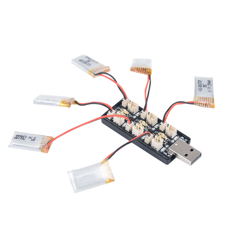 6CH USB 1S يبو/LiHv 3.7 فولت/4 - مراجعة Drone Battery Adapter وسعره