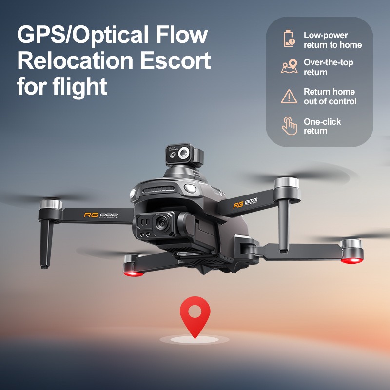 طائرة بدون طيار RG800 MAX جديد - مراجعة Drone Battery Charger وسعره